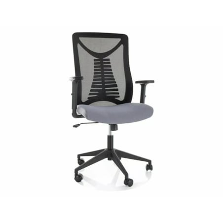 Fotel biurowy Q-330R czarny/szary