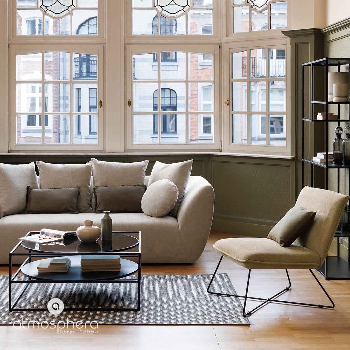 Fotel sztruksowy Moana, 83 x 75,5 x 64 cm