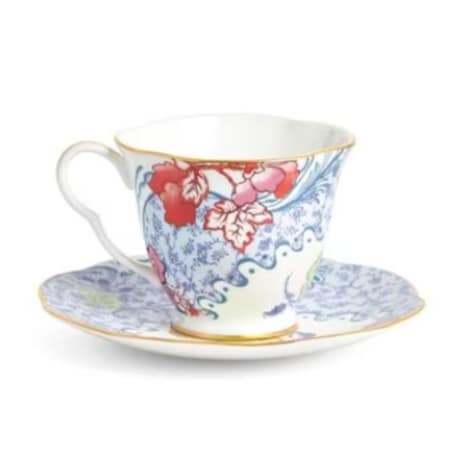 Filiżanka do herbaty ze spodkiem Blossom Butterfly Bloom Wedgwood