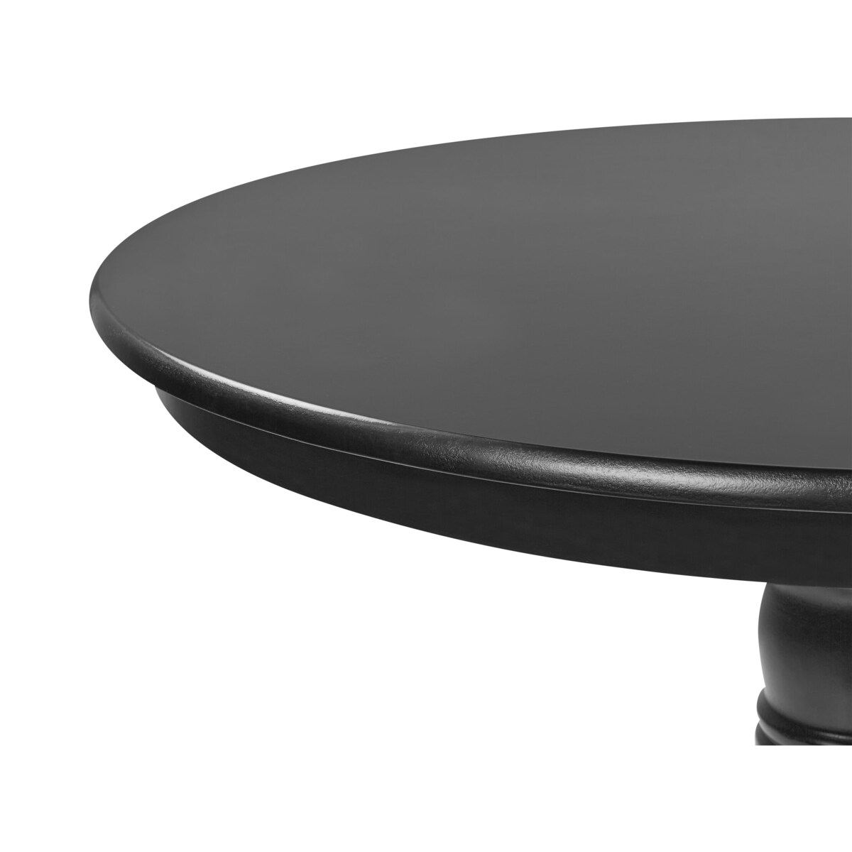 Stół do jadalni rozkładany 106/150 x 106 cm czarny AKRON