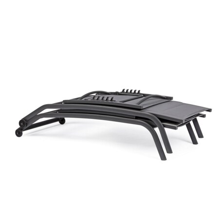 BIZZOTTO leżak ogrodowy CLEOPAS antracyt