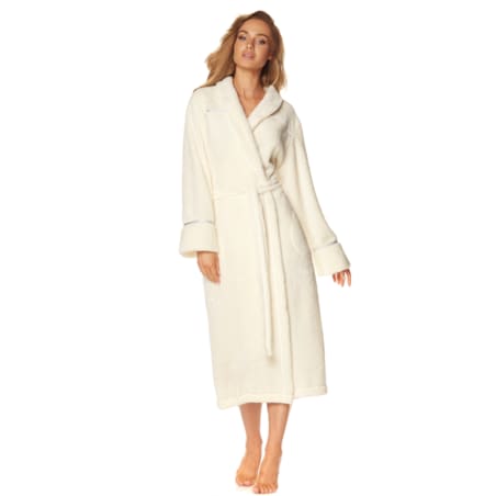 Szlafrok Satyn 2084 Ecru Ecru, XXL