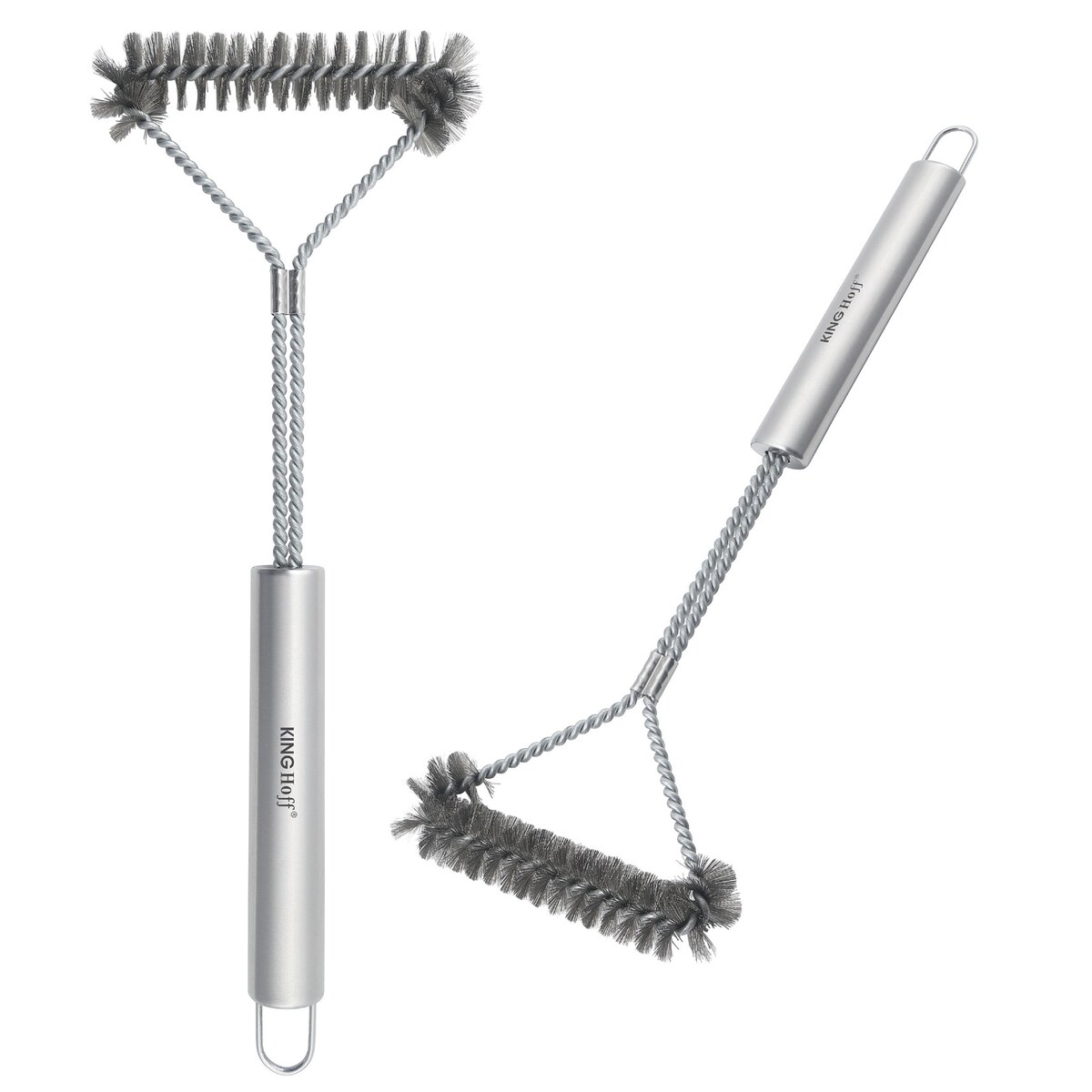 Szczotka do czyszczenia grilla, stal nierdzewna, KINGHOFF