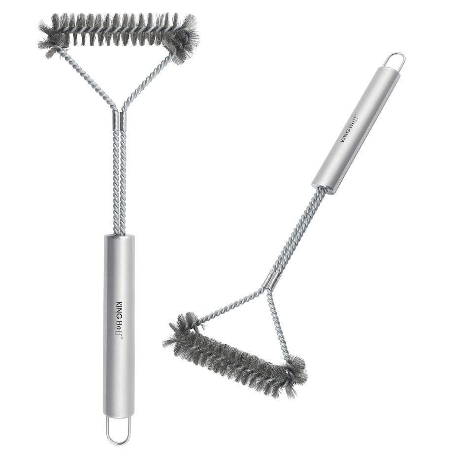 Szczotka do czyszczenia grilla, stal nierdzewna, KINGHOFF