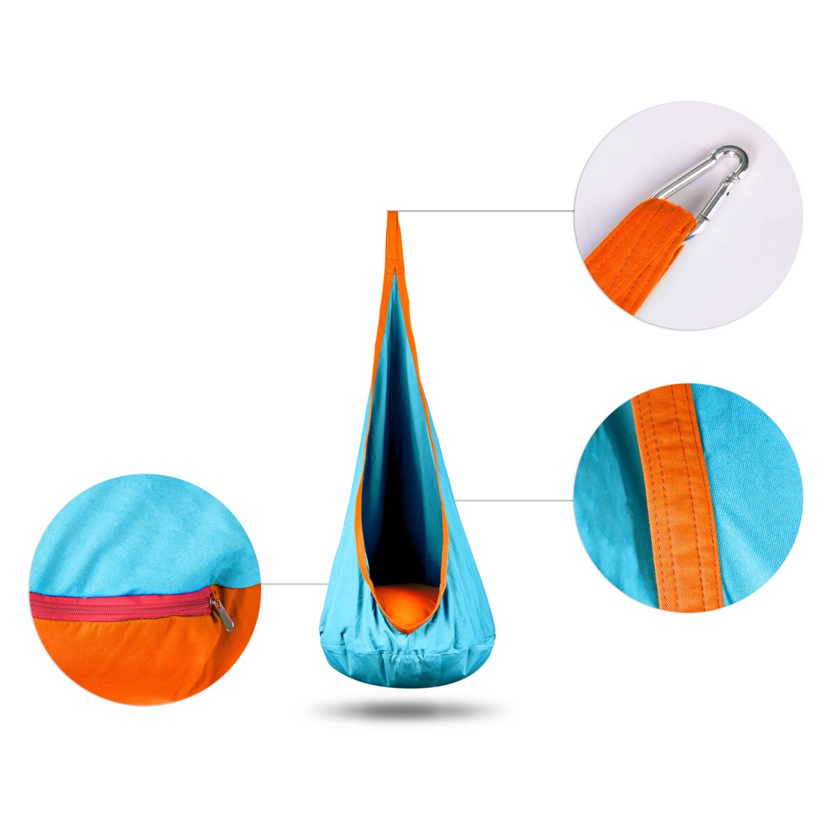 Kokon huśtawka bujak fotel wiszący dla dzieci Neo-Sport