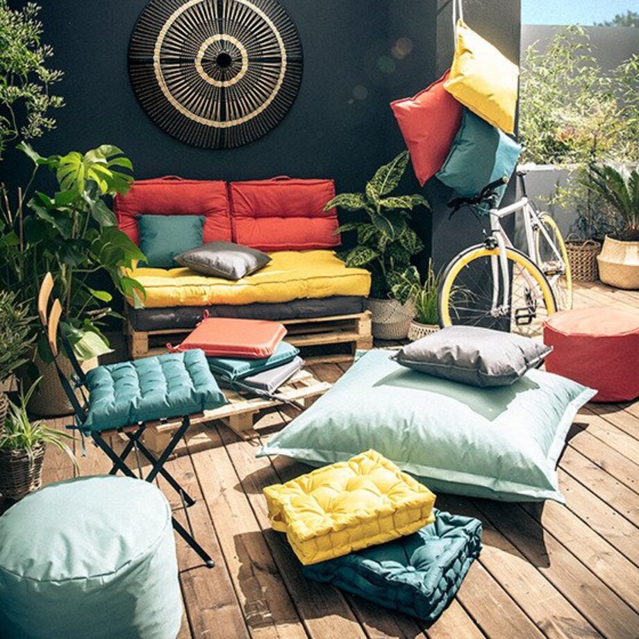 Poducha ogrodowa do siedzenia XL, 110x110 cm, TODAY