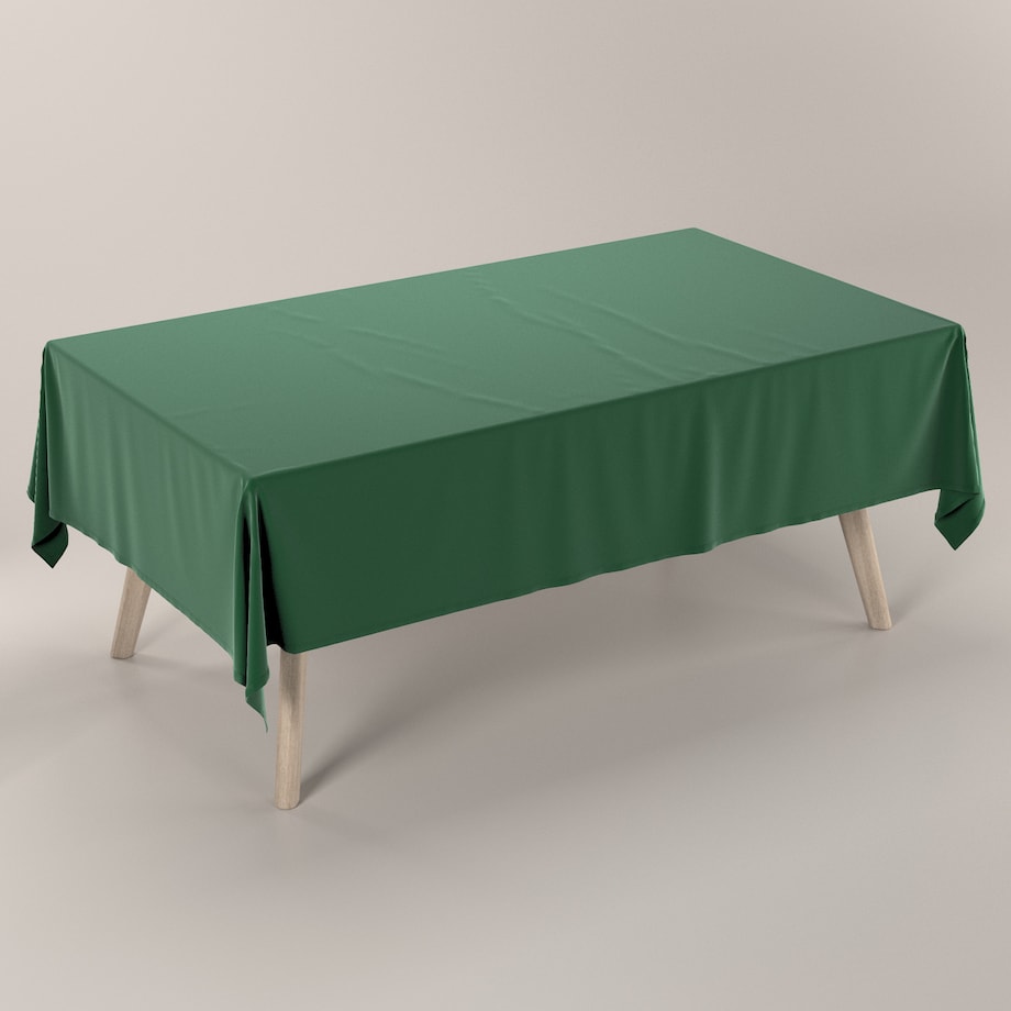 Obrus prostokątny 130 x 160 cm butelkowa zieleń