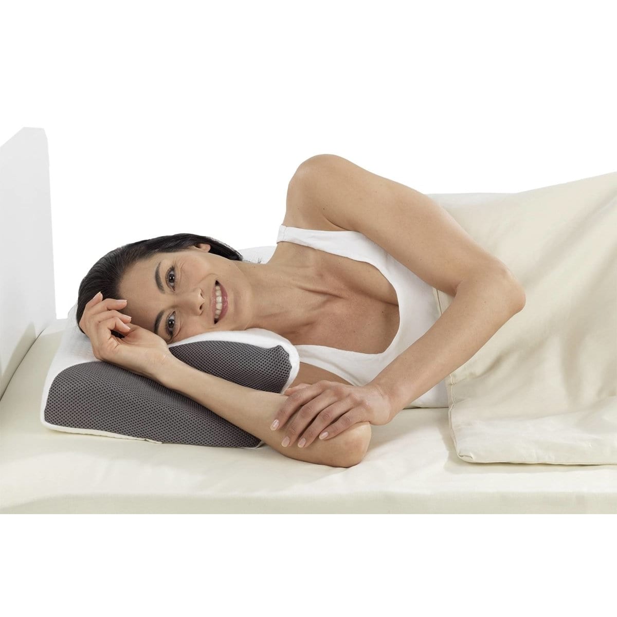 Poduszka pod głowę do spania na boku, memory foam, 60 x 36 cm