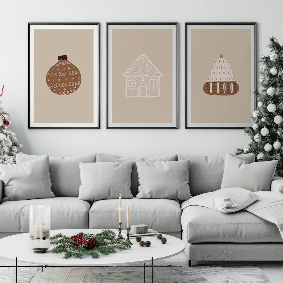 3 x plakat dla dzieci | święta 2 40x50