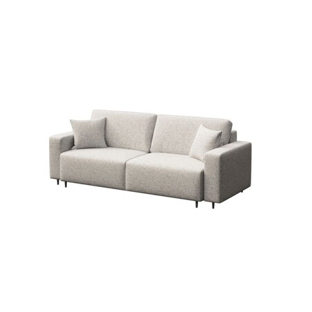 Hesto 3-osobowa rozkładana sofa - jasnobeżowa