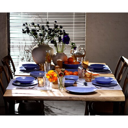 Talerz głęboki 22 cm Sofia Szafirowa LB03