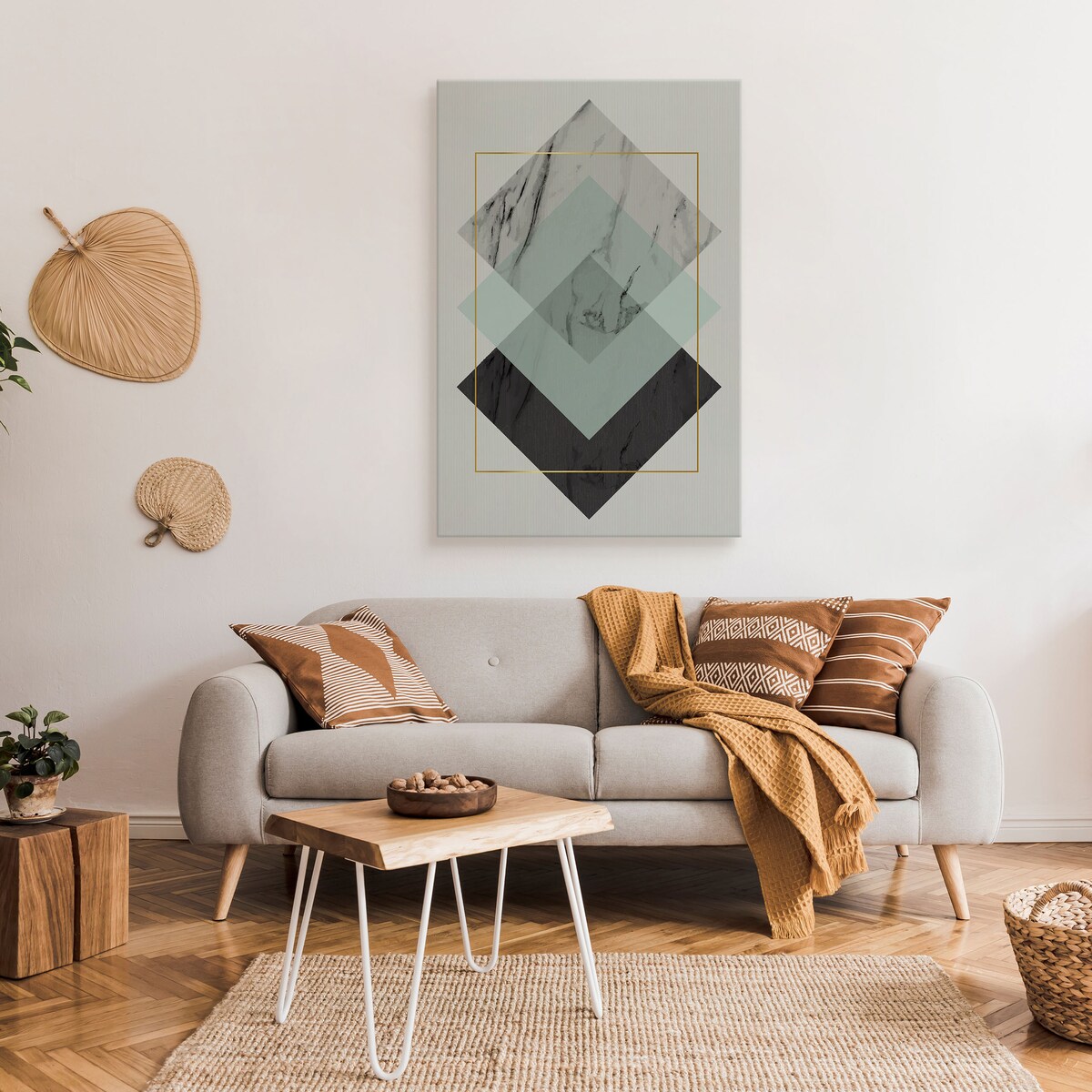 Obraz Minimalistyczny Wzór Marmuru W Stylu Glamour 80x120cm