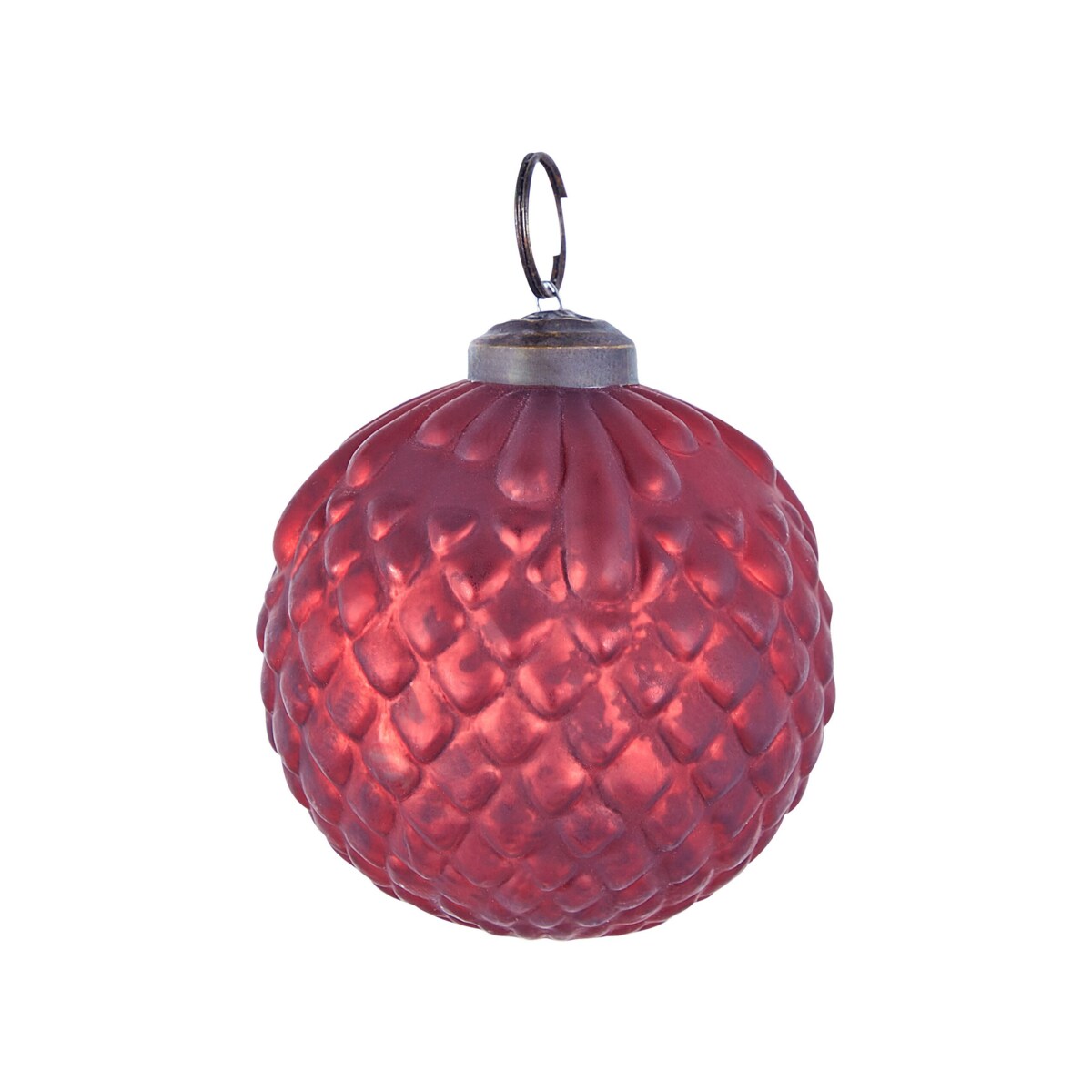 Zestaw 6 bombek szklanych czerwony ARGENTIN