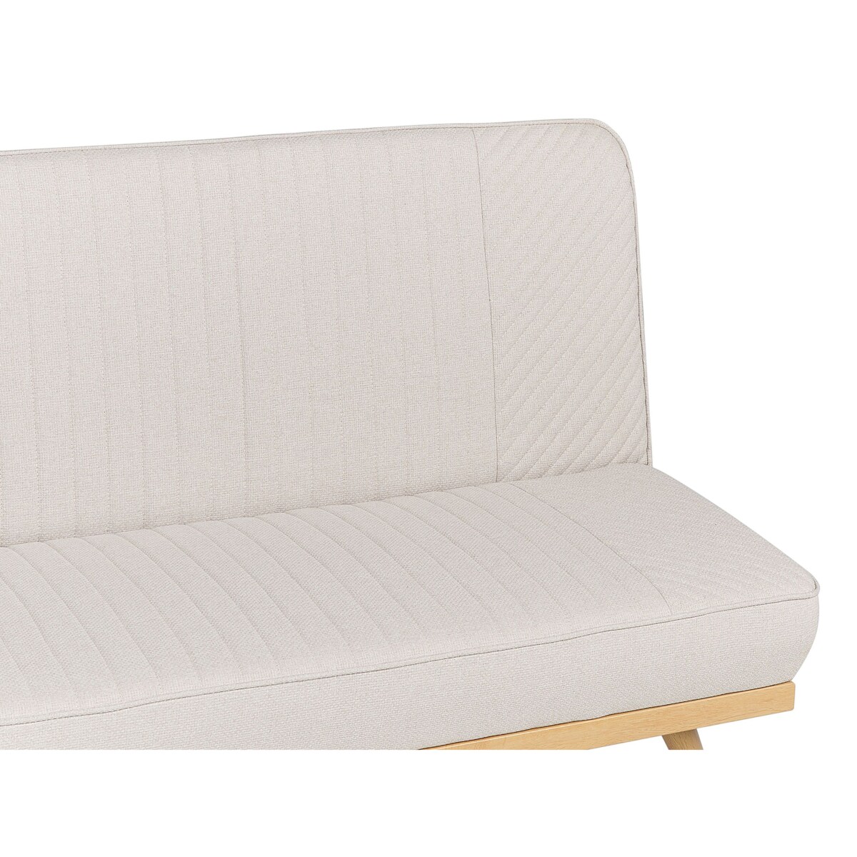 Sofa rozkładana KALFAFELL Beżowy dla 2 osób