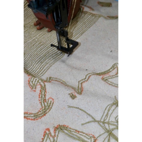 Dywan Bawełniany RugCycled Mapa Świata, Ø 120 cm, Lorena Canals