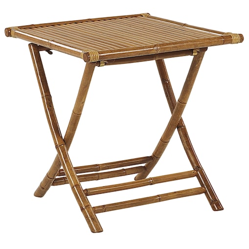 Stolik bistro MOLISE 70 cm 70 cm Bambus Brązowy