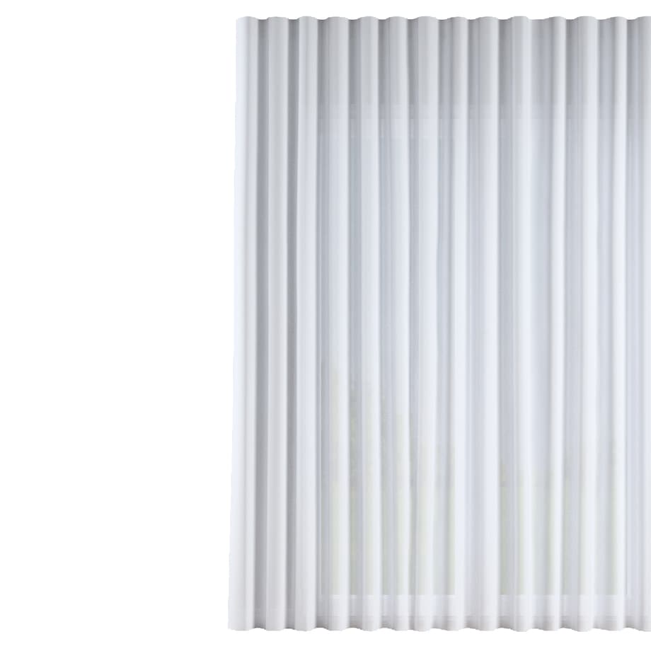 Firana na taśmie wave 300x245 prześwitujący biały