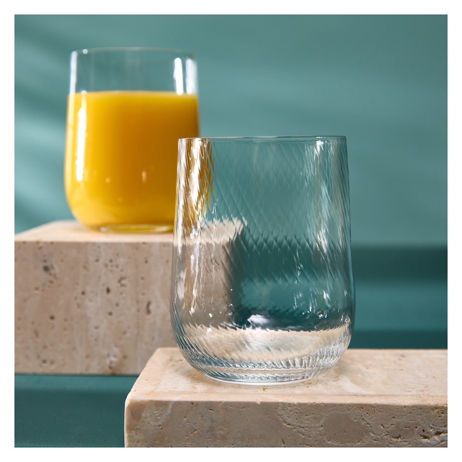 Ritzenhoff Zestaw 4 szt. szklanek do wody Amari, szkło kryształowe różne wzory 380 ml