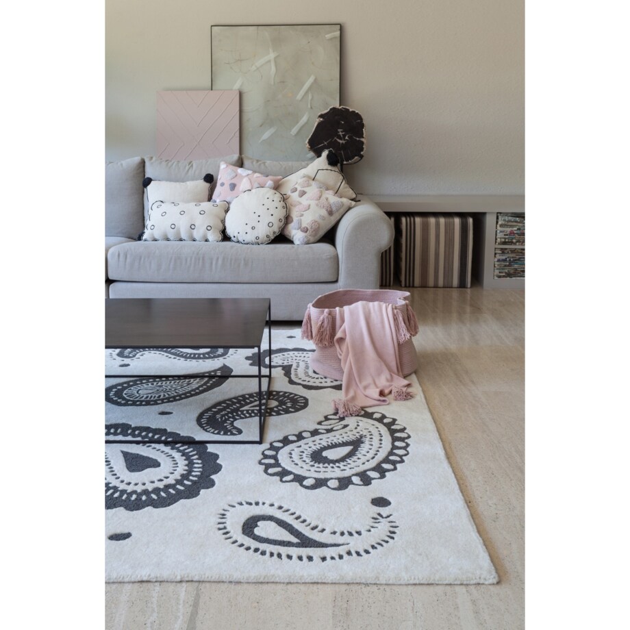 Kosz Basket Tassels Vintage Nude