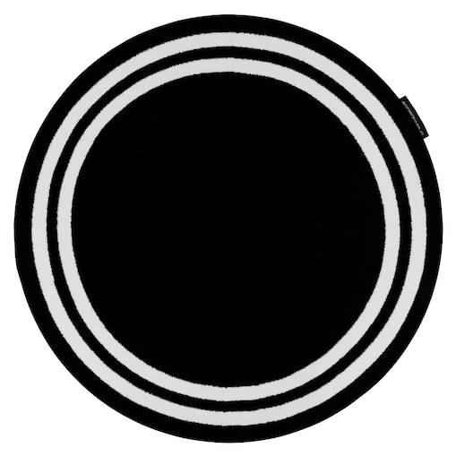 Dywan HAMPTON Ramka koło czarny koło 120 cm