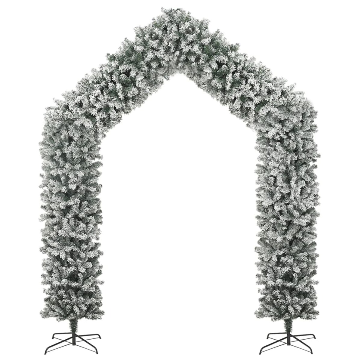 vidaXL Girlanda świąteczna flokowana sztucznym śniegiem, 270 cm