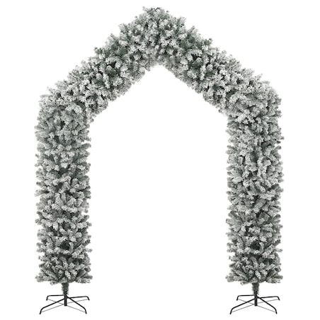 vidaXL Girlanda świąteczna flokowana sztucznym śniegiem, 270 cm