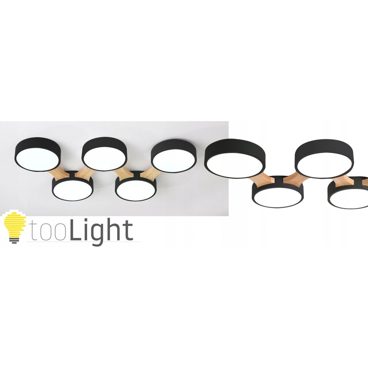 Lampa Sufitowa Nowoczesna Okrągły Plafon Duży Led5