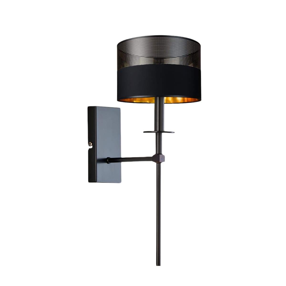 Kinkiet lampa ścienna lampa na ścianę z abażurem walec LOON