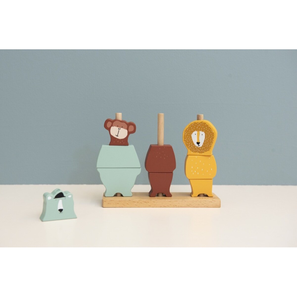 Drewniana układanka ze zwierzątkami Trixie Baby