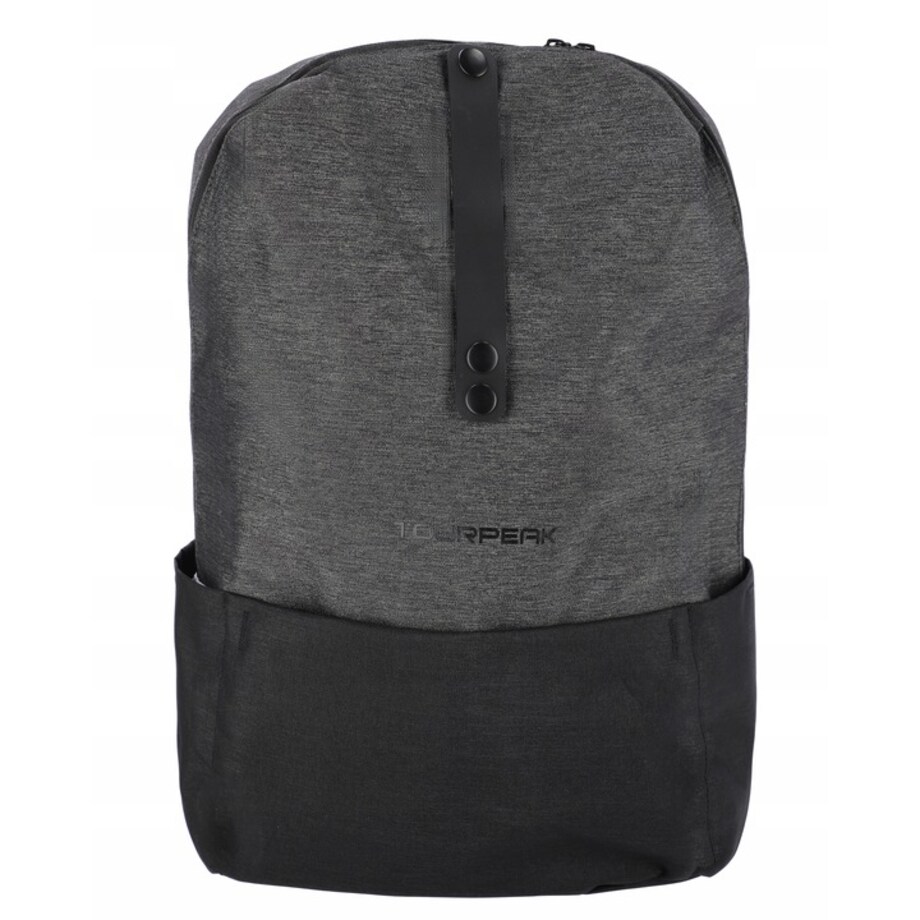 Plecak Czarny / Szary Miejski Podróżny Na Laptop 15,6" Pojemny Do Samolotu