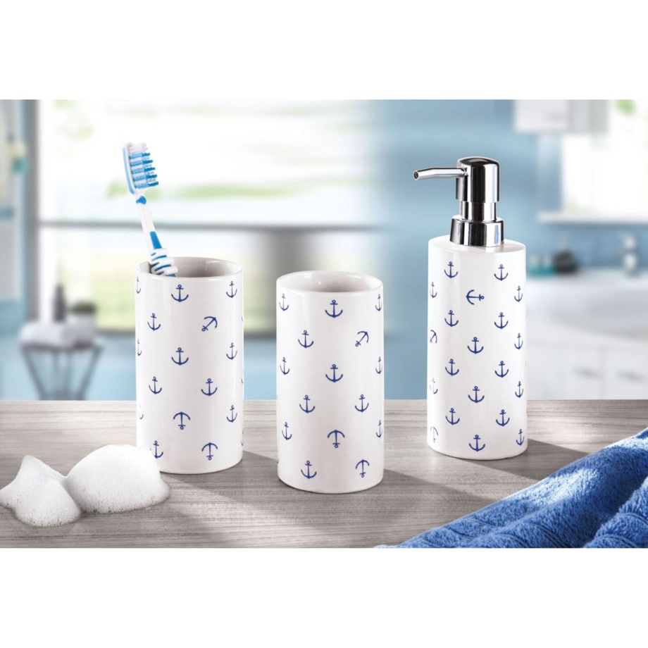 Kleine Wolke Anchor Szczotka WC ze stojakiem Dark blue