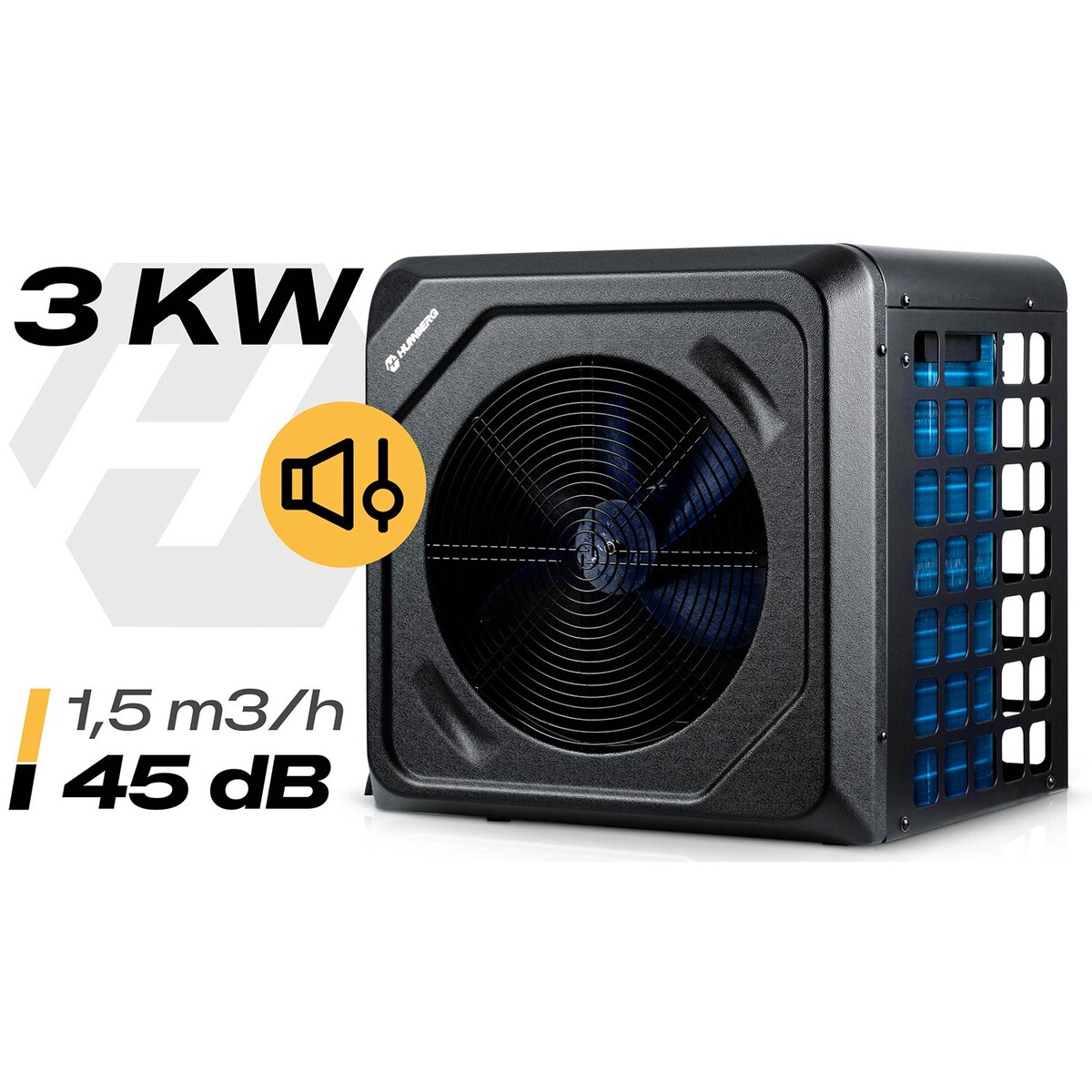 Pompa ciepła Humberg HM-911 do basenu podgrzewacz wody 3 kW oszczędny