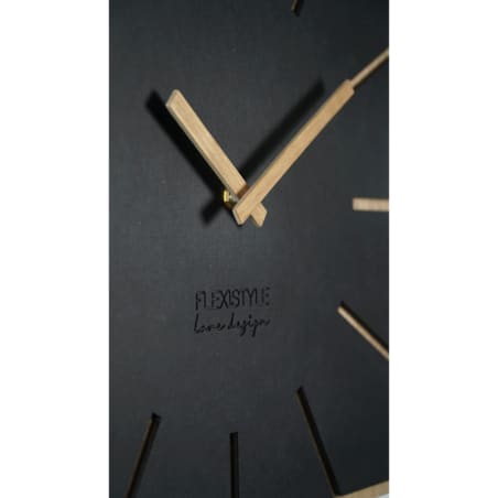 Drewniany zegar ścienny EKO EXACT 40cm