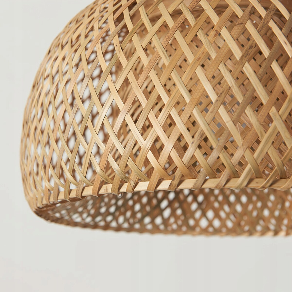 Lampa Wisząca Naturalna Boho Bambusowa Pleciona