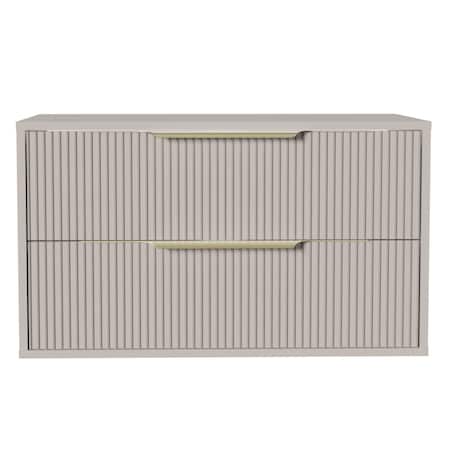 Komoda szafka łazienkowa ryflowana kaszmir Avola