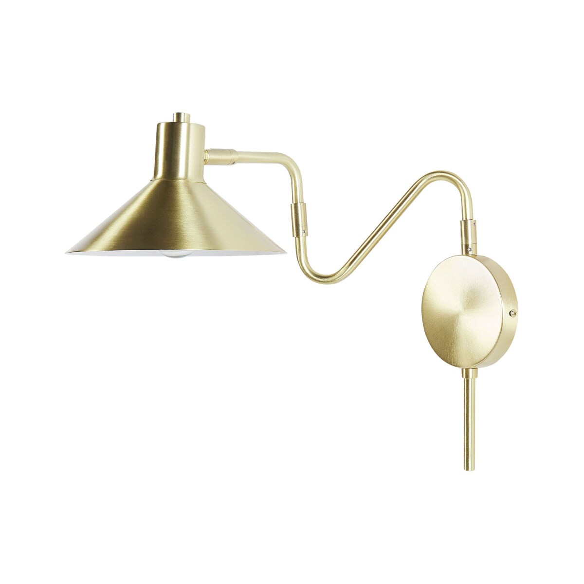 Lampa ścienna BALIEM Regulowana Metal Złoty