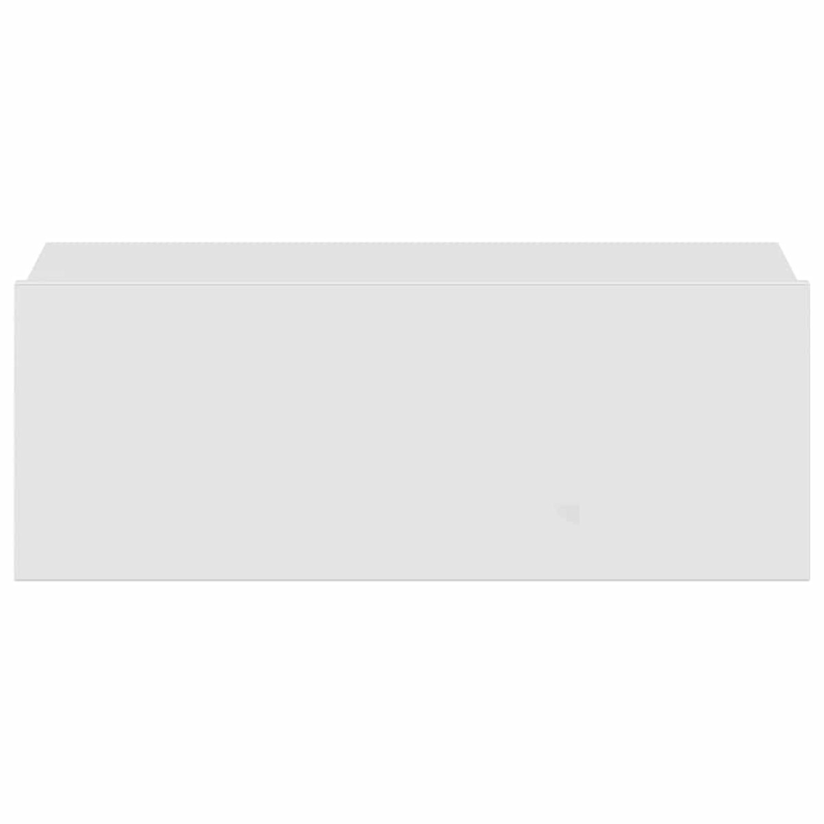 vidaXL Wiszące szafki nocne, 2 szt., białe, wysoki połysk, 40x30x15 cm