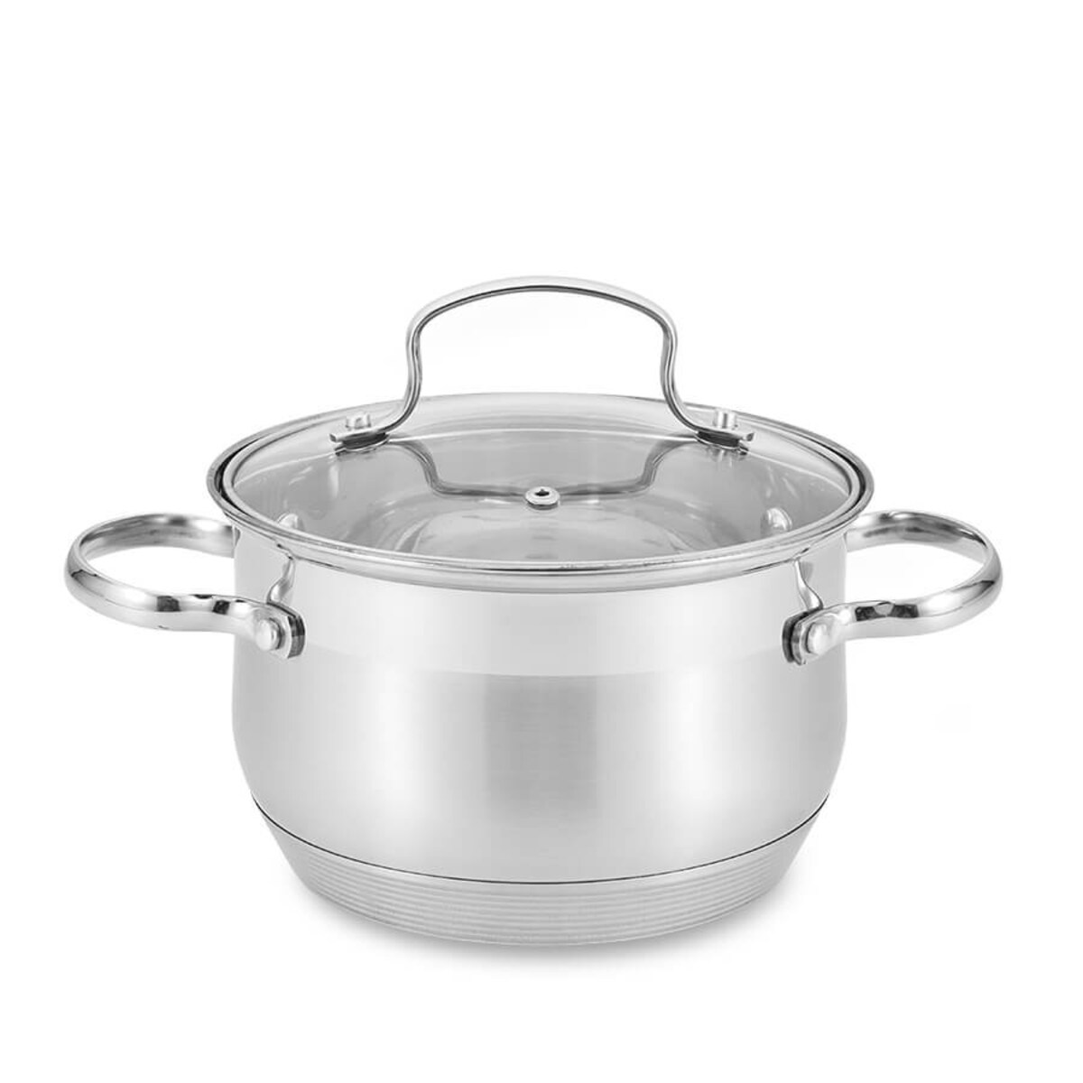 Garnek stalowy z pokrywką na indukcję gaz duży 26cm 8.2L MAESTRO