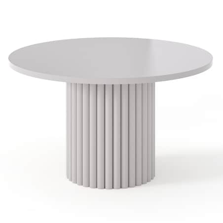 Stolik kawowy, okrągły, kaszmirowy, lamele 42x67 cm