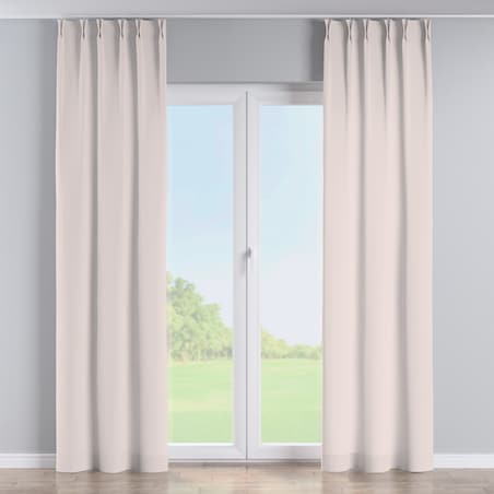 Zasłona na haczykach flex podwójnych 130x245 ecru