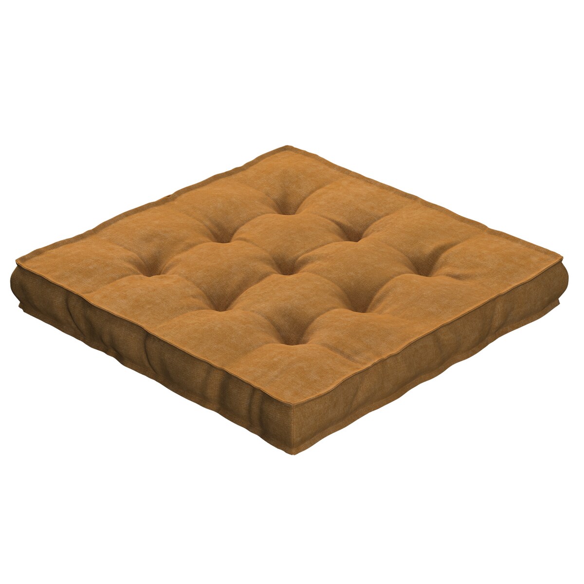 Poduszka na krzesło Kuba, miodowy szenil, 50 x 50 x 10 cm, Chenille