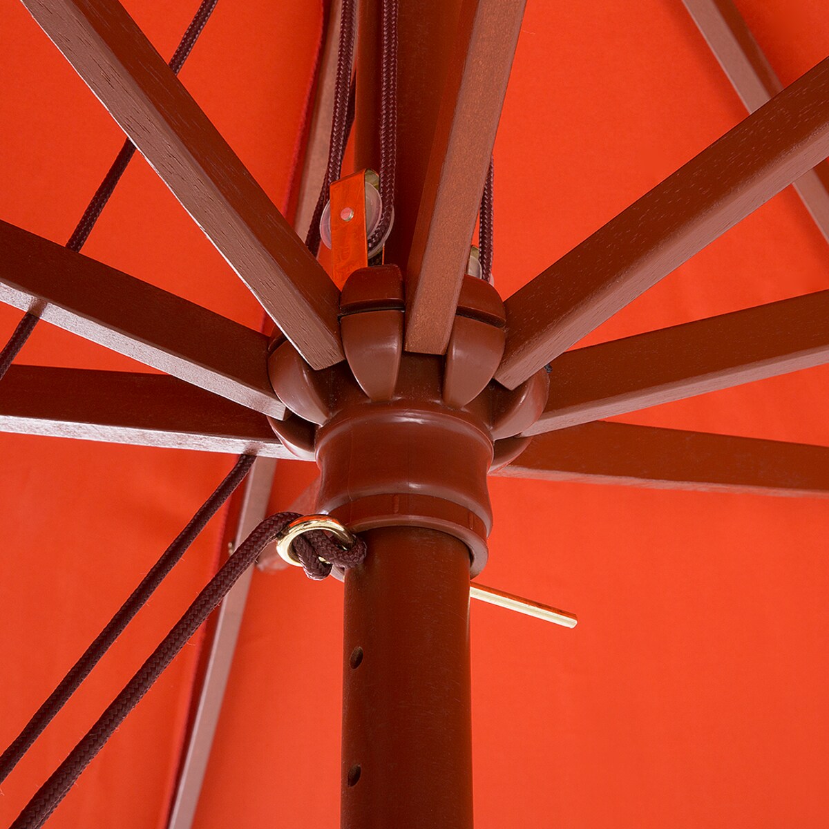 Parasol ogrodowy 270 cm TOSCANA Czerwony