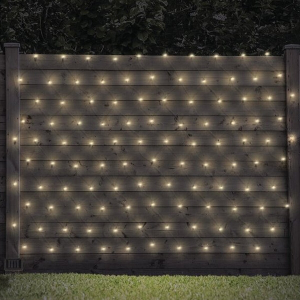 Łańcuch świetlny LED 36890 Globo 6W 3000K siatka IP44 z włącznikiem czarny