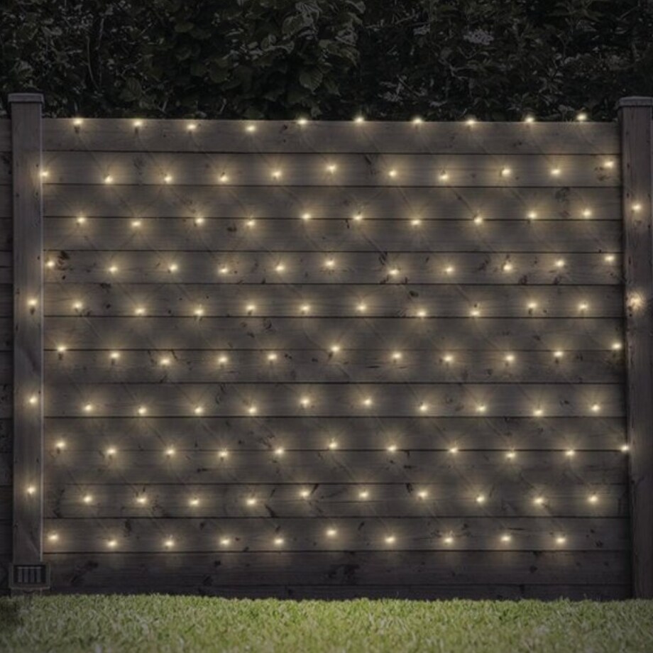 Łańcuch świetlny LED 36890 Globo 6W 3000K siatka IP44 z włącznikiem czarny