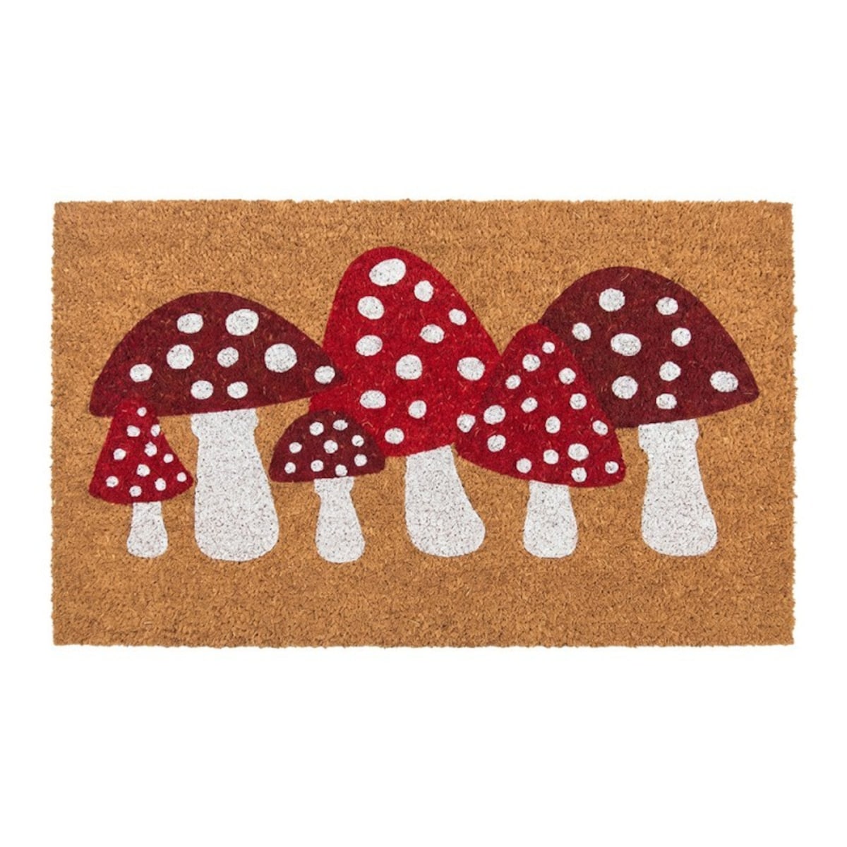 Wycieraczka wejściowa kokos, Mushrooms, 75x45 cm