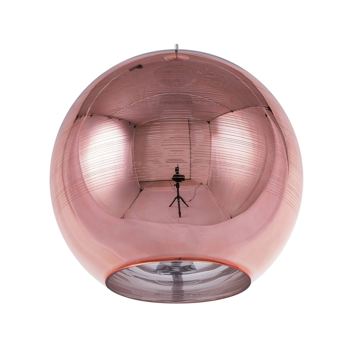 Lampa wisząca szklana miedziana ASARO