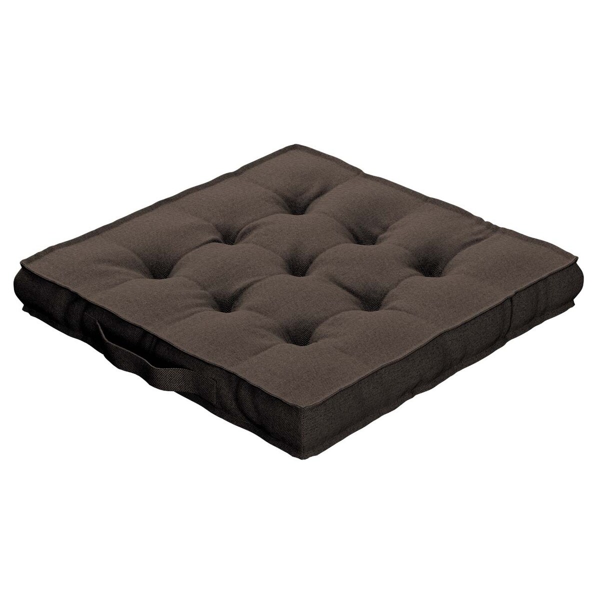 Poduszka na krzesło Kuba, brązowy, 40 x 40 x 6 cm, Etna