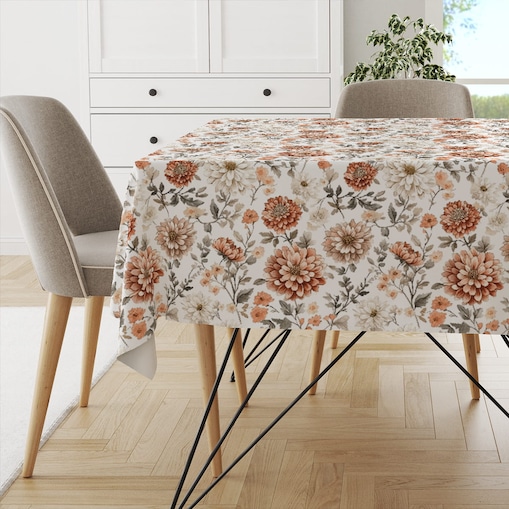 Obrus FLORAL wzór F43 | dalie - 150 x 240 cm