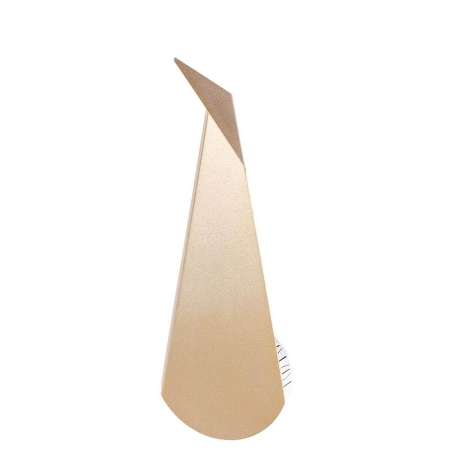 LAMPA ścienna ORIGAMI PAWN-G Abigali metalowa OPRAWA kinkiet LED 3W 3000K paw złoty