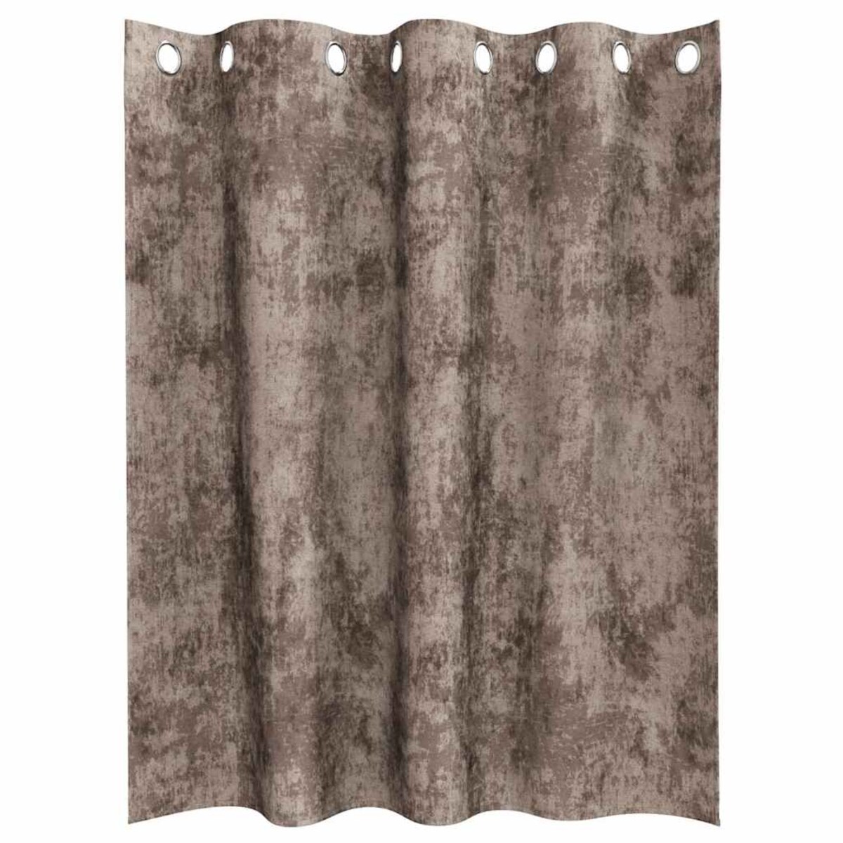 vidaXL Zasłona z zasłonami 2 pcs Cappuccino 140 x 140 cm Aksamit